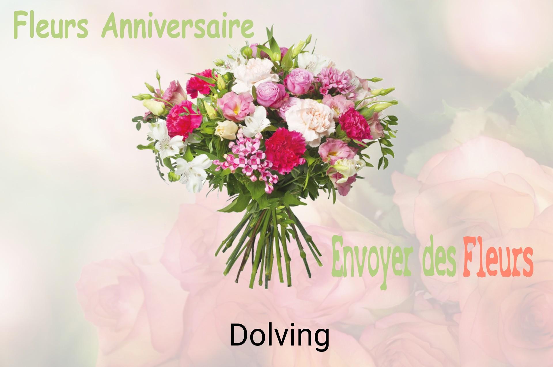Bouquet de fleurs d’anniversaire livré à Dolving